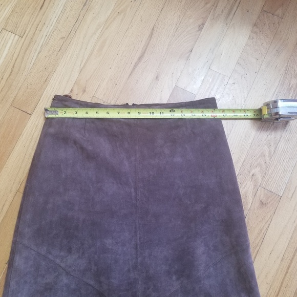 Siena Studio Brown Suede Skirt - Size 14 - Picture 3 of 7